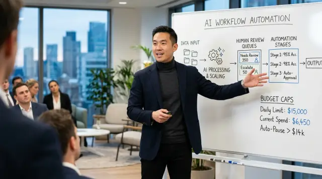 Fundraising for AI features that still need human review