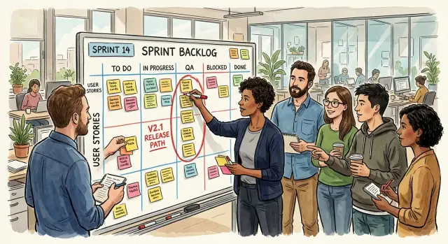 Technical advisor for a failing sprint: what changes first