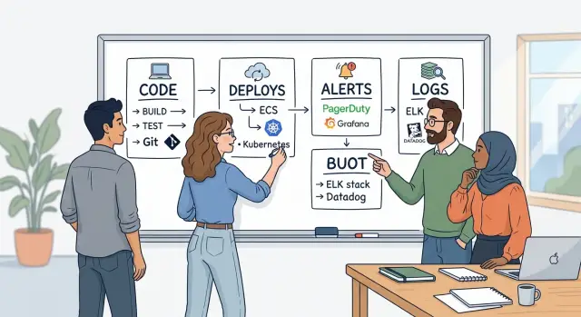Lean infrastructure stack for software teams under ten