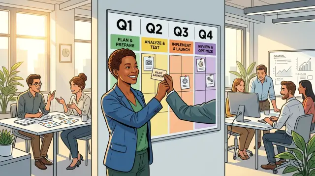 How an AI adoption roadmap works for a 100-person company