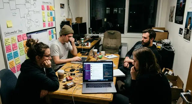 Tiny team burnout signs: when heroics become the process