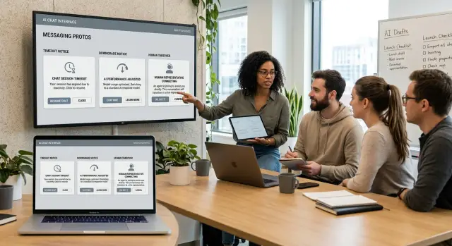 AI fallback messages for multi-model products at launch
