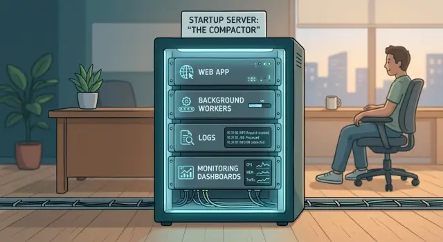 Single server deployment that stays sane for longer