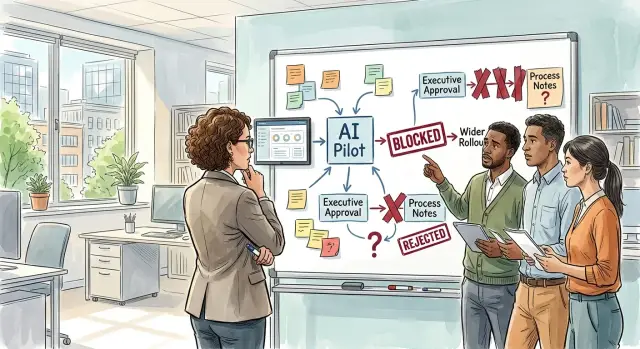 Why AI transformation stalls in middle management teams