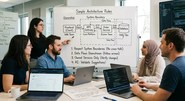 Architecture review checklist for AI assistant output