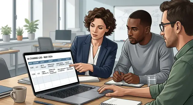 AI change logs that customers can actually understand