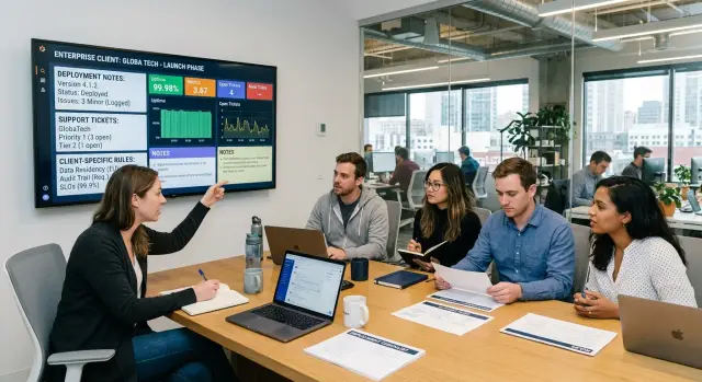 Architecture review after first enterprise customer