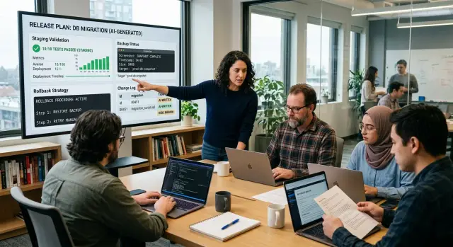 AI migration release checklist for safer production changes