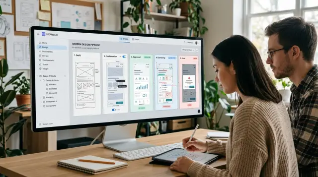 Frontend architecture for AI-assisted screens that hold up