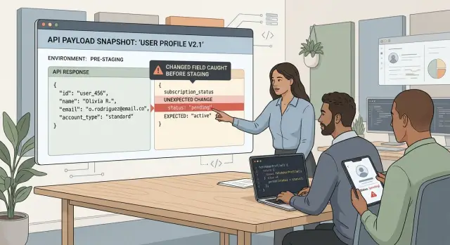API snapshot fixtures that stop web and mobile drift