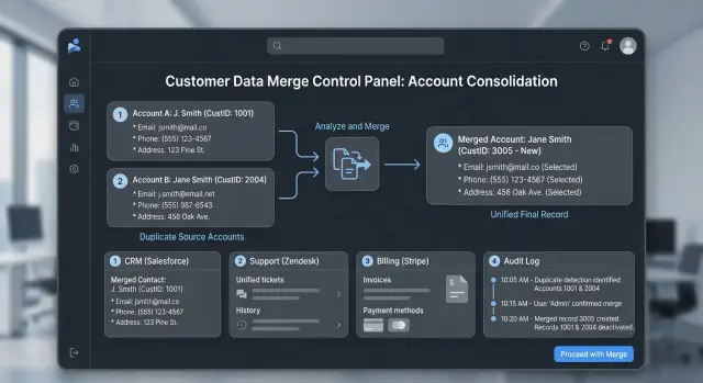 Account merges without broken history: a practical plan