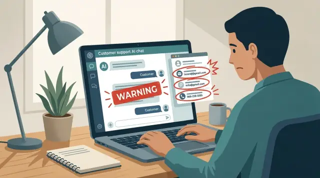 Prompt injection risks in AI features: simple design rules