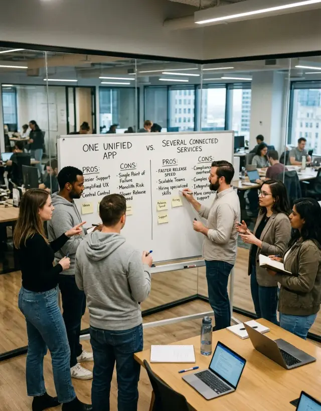 Monolith or microservices for a team of five: how to choose