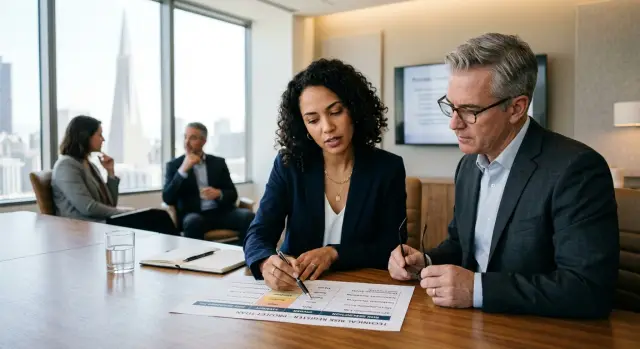 Technical risk register for fundraising talks with investors