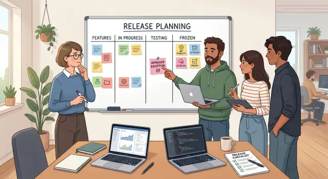 Product scope freeze rules for a calmer major release