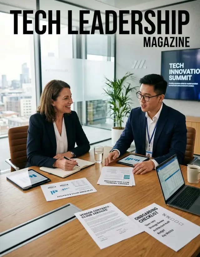 First meeting with a new technical leader: CEO prep list