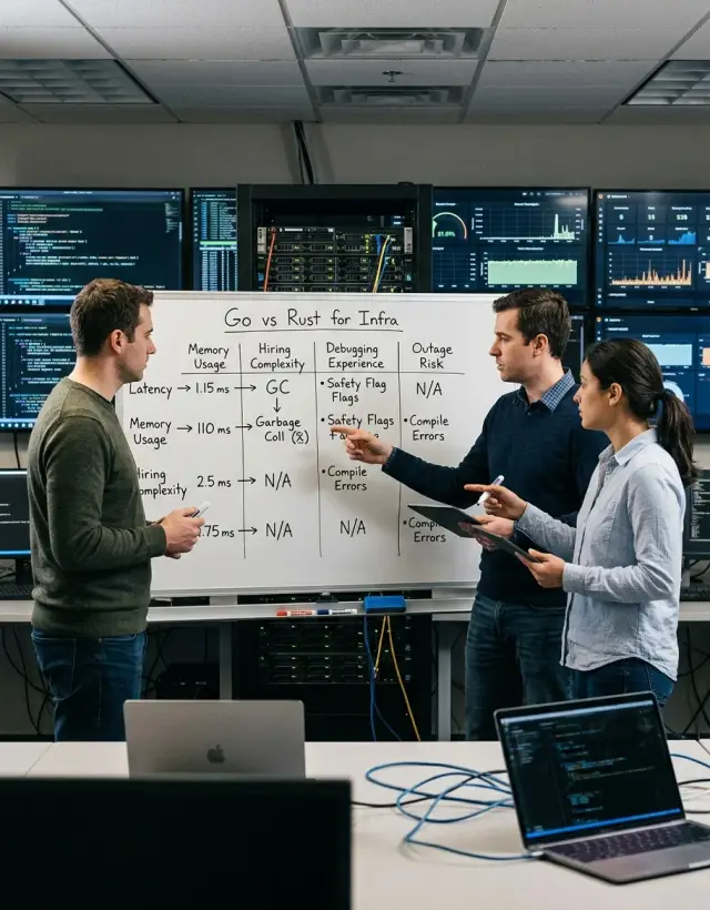 Go vs Rust for infrastructure work: how to choose wisely