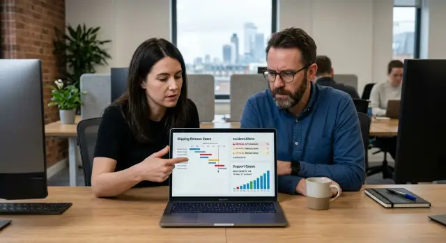 Pause feature work when delivery risk starts rising