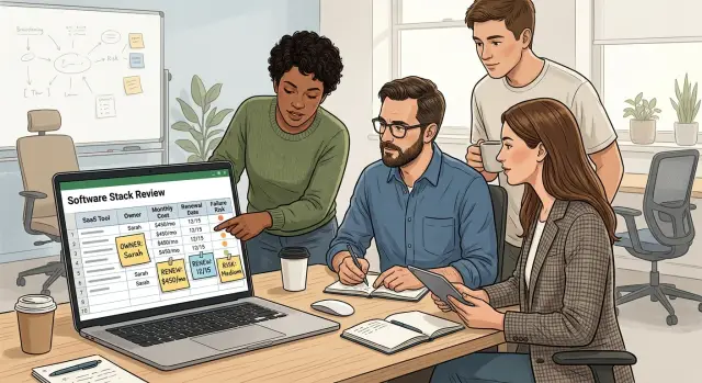 Vendor sprawl audit for startups before renewals stack up