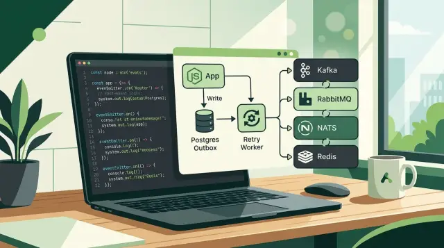 Node.js libraries for event-driven apps that stay portable
