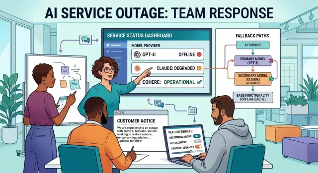 Vendor outage planning for teams using multiple AI models