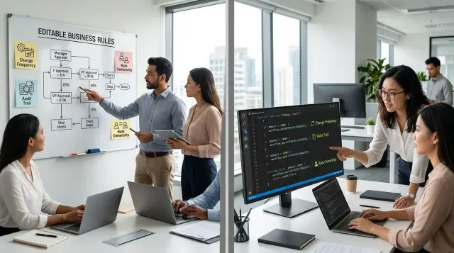 Rule engine vs code for approval workflows: how to choose