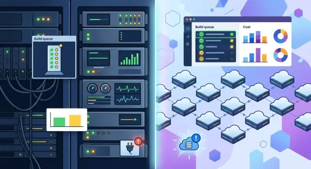 Self-hosted runners on bare metal vs cloud VMs for CI