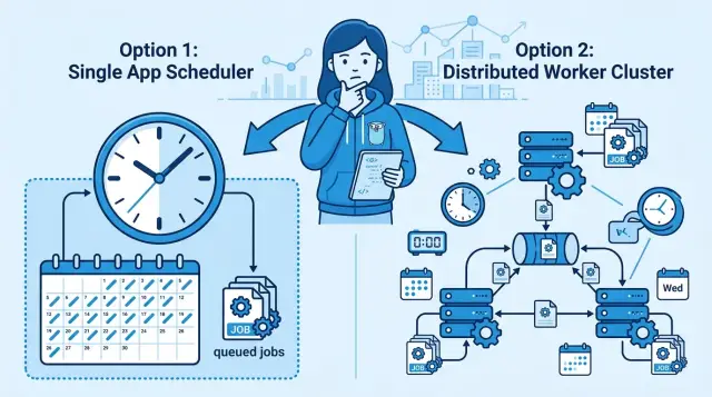 Go cron libraries: simple schedulers vs distributed jobs