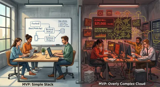 MVP architecture costs: why startups overspend too soon