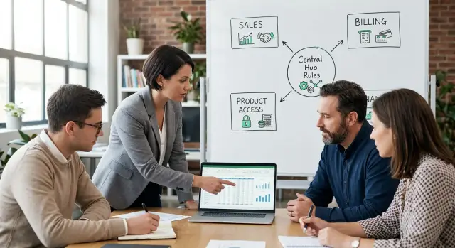 Centralized pricing rules for billing systems that work