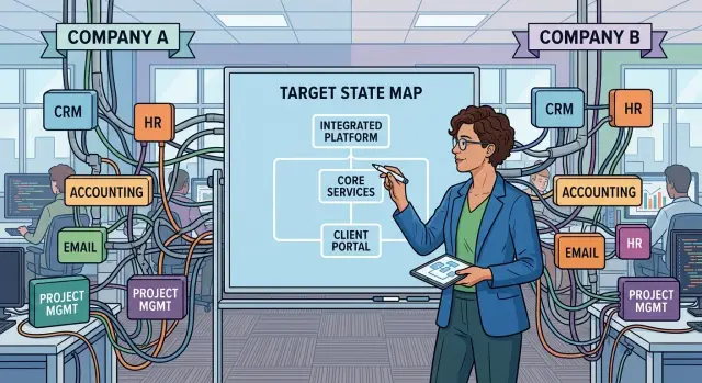 Post-merger software integration needs one early owner