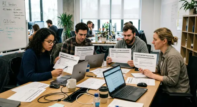 Choosing AI vendors: a small team's practical playbook
