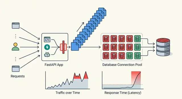 FastAPI async pitfalls that slow apps under production load