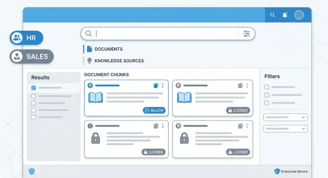 Access control in AI search: filter answers by role
