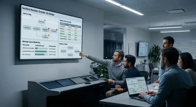 Incident naming conventions for services, queues, and DBs