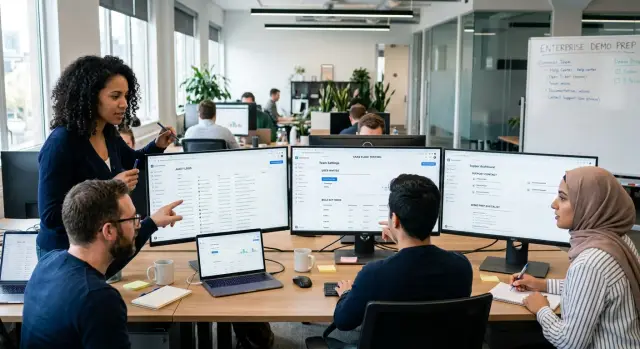 Enterprise signup flow review before your next demo
