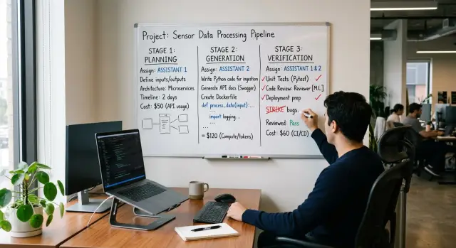 Using two AI models for one task without wasting money