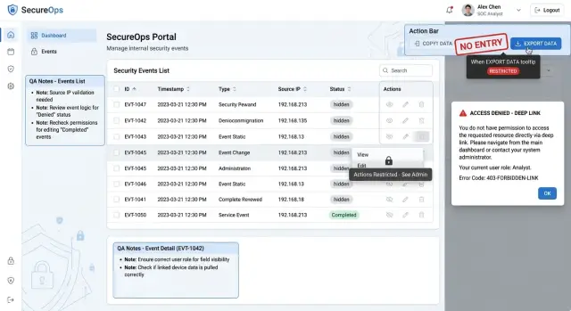 UI permission tests that catch real leaks in your app