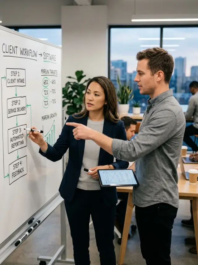 Turn a service business into software with technical leadership