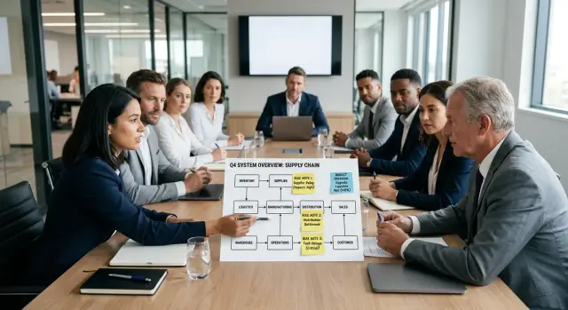 Startup architecture review for boards in one simple page