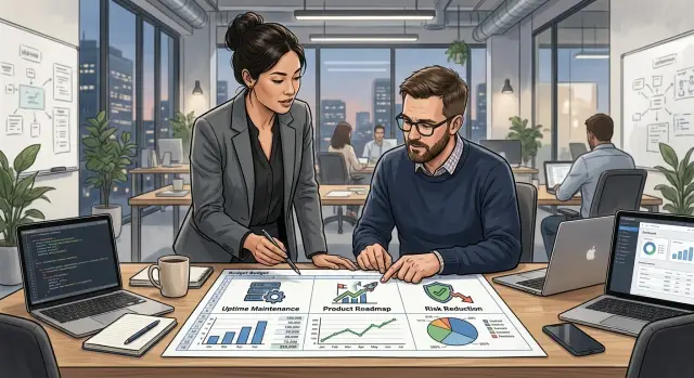 Software maintenance budget founders can defend with the team