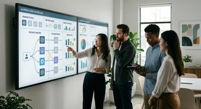 AI vendor risk: explain routing, fallback, and spend
