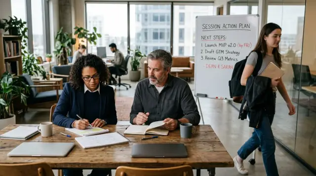 Technical mentor evaluation after one startup session