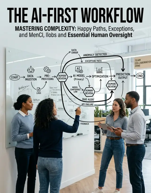 AI exception path: show where people step in and why