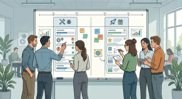 Delivery confidence with a two-track plan that still ships