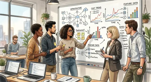 Infrastructure budget review with real product context