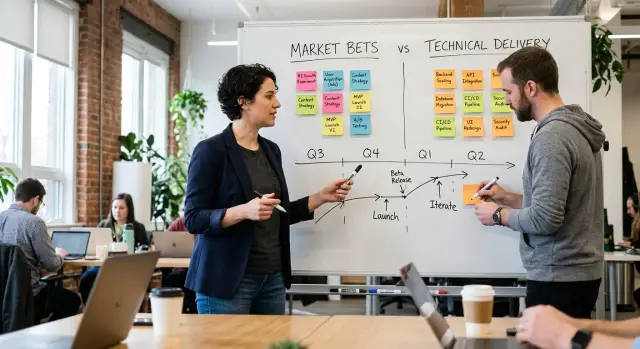 Founder and CTO product decisions without daily conflict