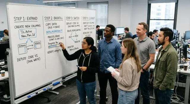Safe schema migration pattern for calmer Friday deploys