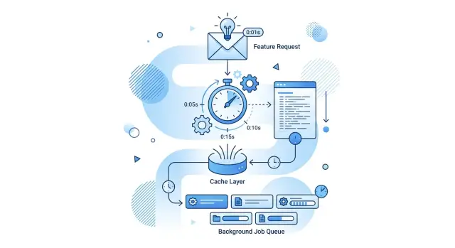 Latency budgets for AI features: set clear time targets