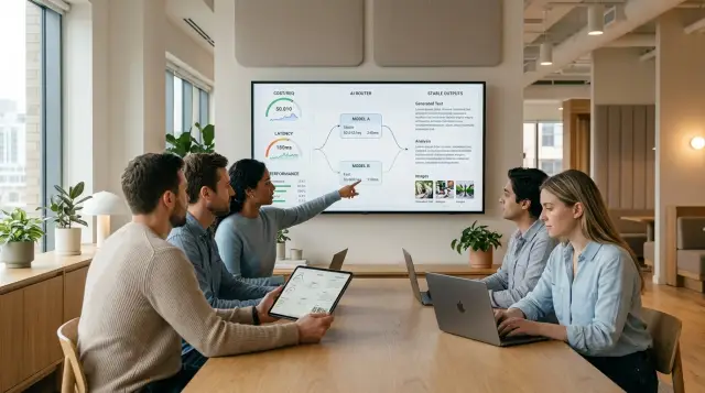 Multi-model AI strategy for stable product behavior